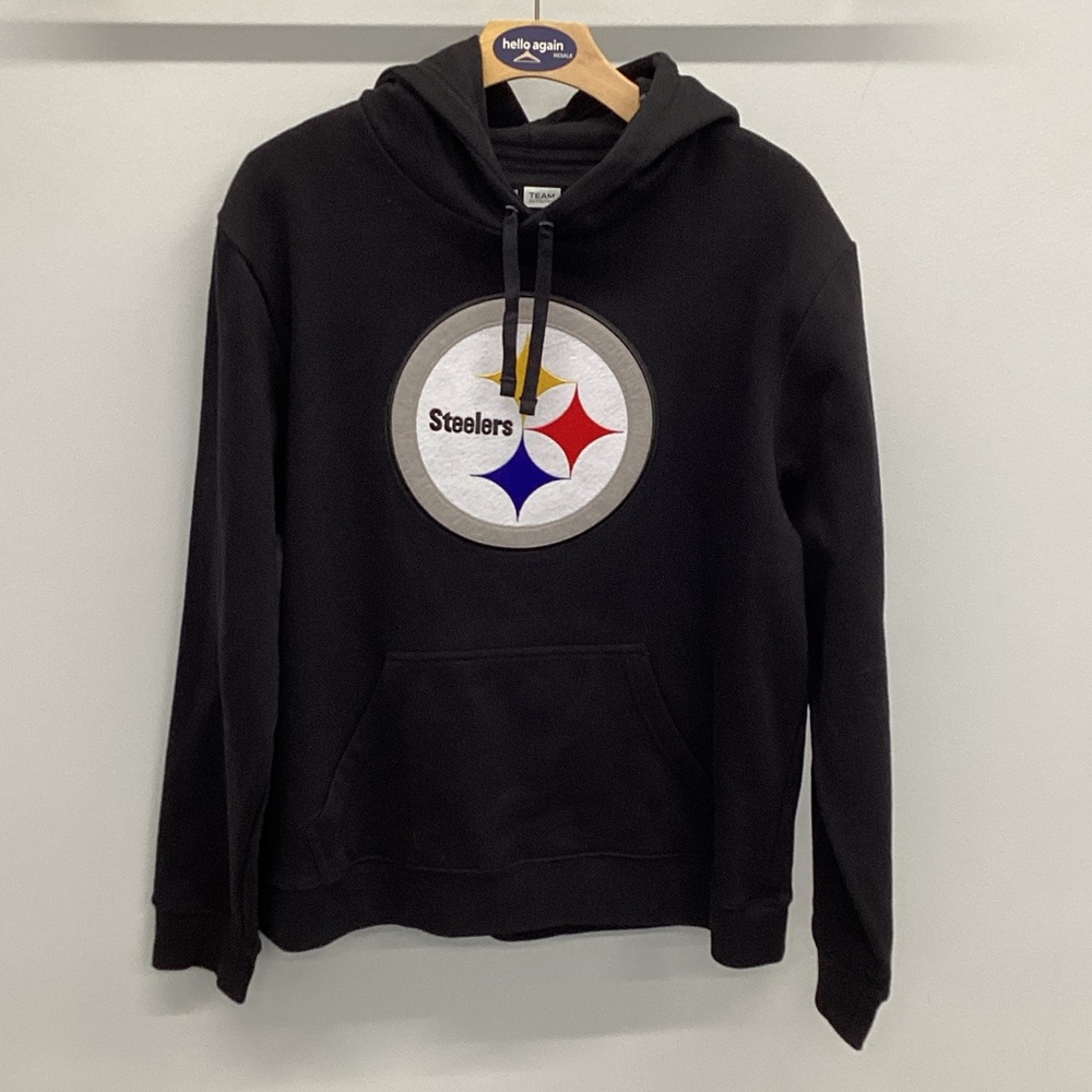 Pittsburgh Steelers NFL Men's Logo Black Hoodie